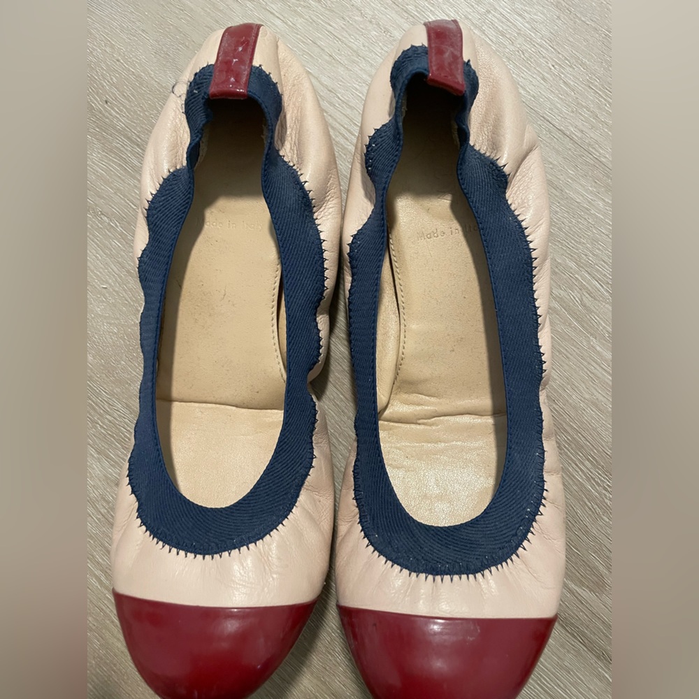 JCrew cap toe flats
